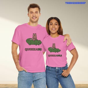 Quokkadile Unisex T-Shirt, Quokka Shirt, Crocodile Shirt, Quokka, Quokka Print, Quokka Clipart, Crocodile, Quokka Puns, Crocodile Print Azalea