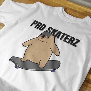 Professional Skater Marmot Unisex T-Shirt, Marmot Lovers, Marmot Shirt, Marmot Memes, Cute Marmot Tee, Marmot Gifts, Funny Marmot Tee