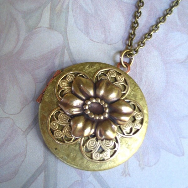 Dahlia Blossom Locket