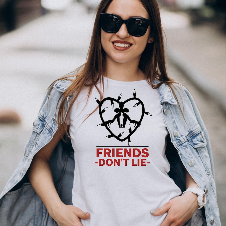 Friends Don’t Lie SVG PNG JPEG, Eleven Svg, Silhouette and Cricut compatible Cut Files, Friends Quote Cut Files,(Digital Download) image 7