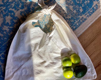 Reusable Upcycled Produce Bags | Market Bags | Bento Bags