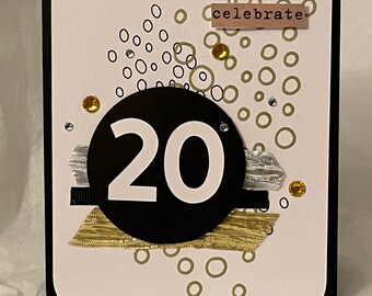 Bonjour Carte De Vœux Faite A La Main Livraison Gratuite Etsy Canada