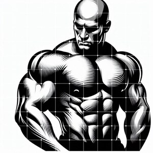 Muscle Man - Etsy