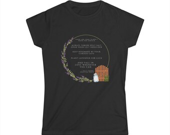 Practical Magic Women's Tee, Short Sleeve Shirt with Seasonal Quote, Witchy Tshirt, Everyday Casual Top, Halloween Gift, Occult Apparel