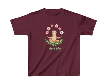 Yoga Kids Tee, Children's Yoga Shirt, Kids Yoga Top, Funny Yoga Shirt for Kids, Yoga Lover Gift, Yoga Kids Clothing