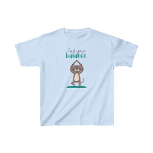 Yoga Kids T-Shirt, Humorous Tee for Children, Yoga Lover Gift, Kids Yoga Shirt, Yoga Practice Apparel, Kids Yoga Clothing