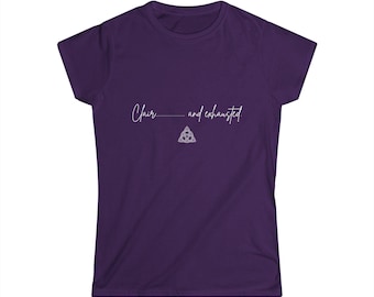 Clair....and exhausted Women's Softstyle Tee | Funny Spiritual Shirt | Pyschic Humor Gift
