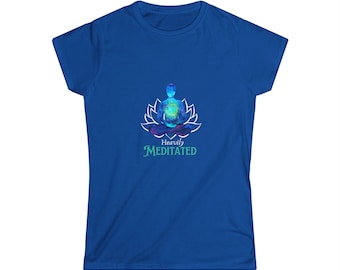Camiseta de meditación para mujer, camiseta zen, camiseta de mindfulness, top de yoga, blusa de relajación, ropa de meditación