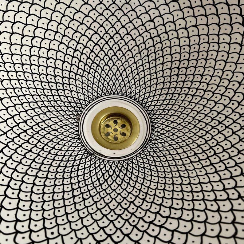 Rimmed Rustic Sink, Vintage Sink for Bathroom, Custom Ceramic Basin ...