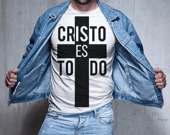 Versículo de la Biblia en español, Frases religiosas svg, Frases bíblicas svg, Español svg, Frases cristianas svg, Descarga digital de diseño de camiseta