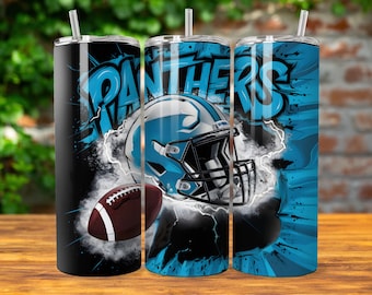 Carolina 20oz Skinny Tumbler Wrap PNG, Sport 20oz Tumbler PNG, Mascot Sublimation Tumbler PNG Digital Download