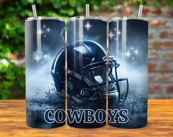Cowboy 20oz Skinny Tumbler Wrap PNG, Sport 20oz Tumbler PNG, Mascot Sublimation Tumbler PNG Digital Download