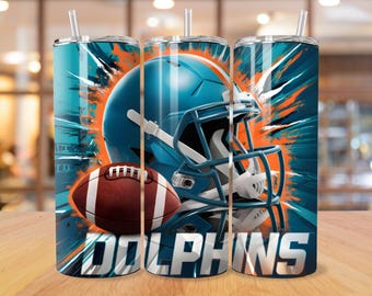 Dolphin 20oz Skinny Tumbler Wrap PNG, Sport 20oz Tumbler PNG, Mascot Sublimation Tumbler PNG Digital Download