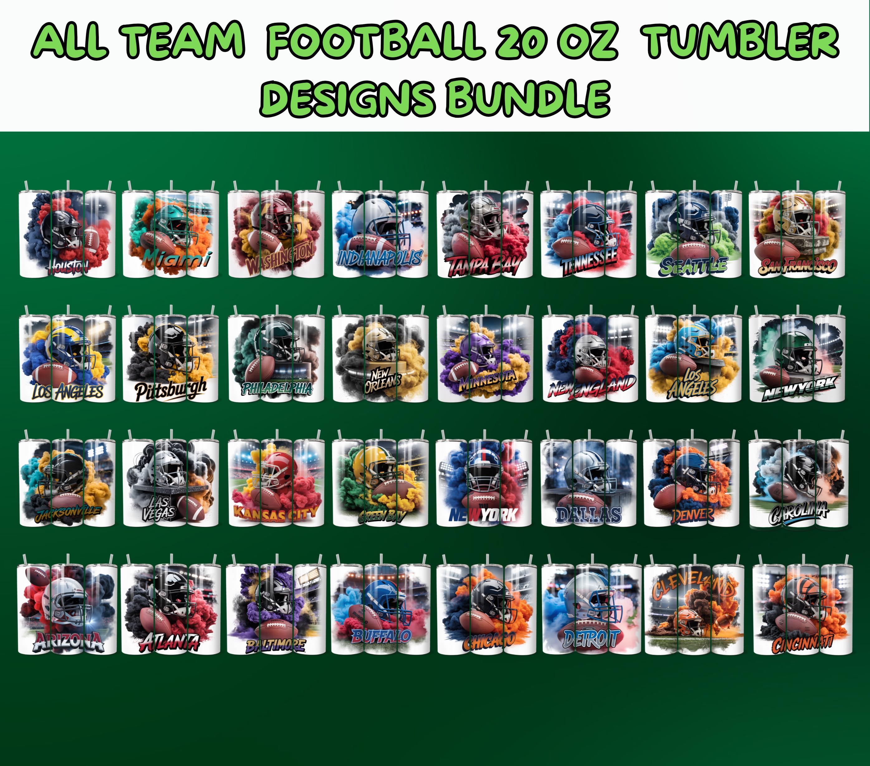 Nfl Stickers All 32 - Etsy