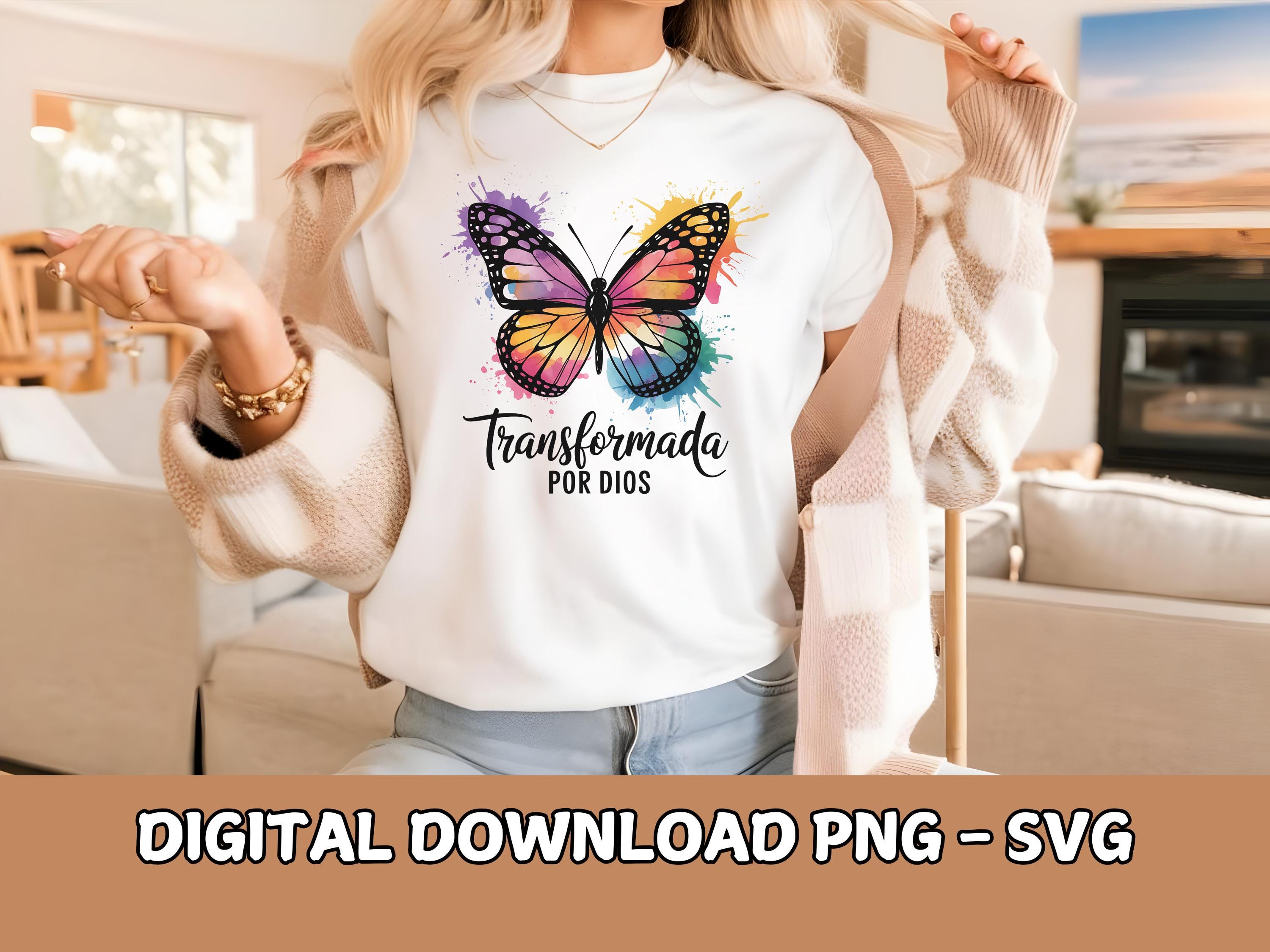 Camiseta De Mariposa Para Mujer: Camiseta De Verano Con Diseño Floral De Mariposa, Camiseta Vintage De Moda De Manga Corta, Púrpura 3