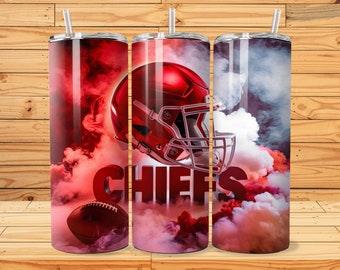 Kansas City 20oz Skinny Tumbler Wrap PNG, Sport 20oz Tumbler PNG, Mascot Sublimation Tumbler PNG Digital Download