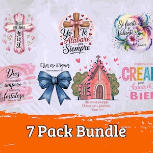 Bundle 7 Spanish Bible Verse | Frases religiosas | Christian Phrases png | Frases cristianas Spanish Christian Quotes, | Christian Clipart