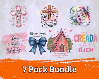 Bundle 7 Spanish Bible Verse | Frases religiosas | Christian Phrases png | Frases cristianas Spanish Christian Quotes, | Christian Clipart