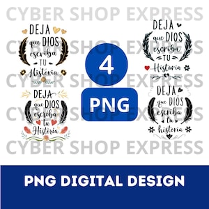 Frases religiosas PNG, Religious, Frases biblicas, Dios, Frases cristianas, Faith, Christianity, SVG, PNG, Cut Files, Spanish Quotes, Bundle