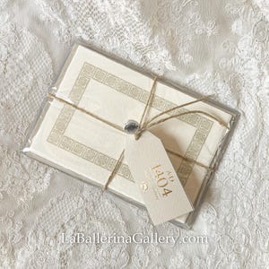 Italian sheets and envelopes 6 letter paper card set pink Florentine Florence Italy Luxury Stationery vintage love letter