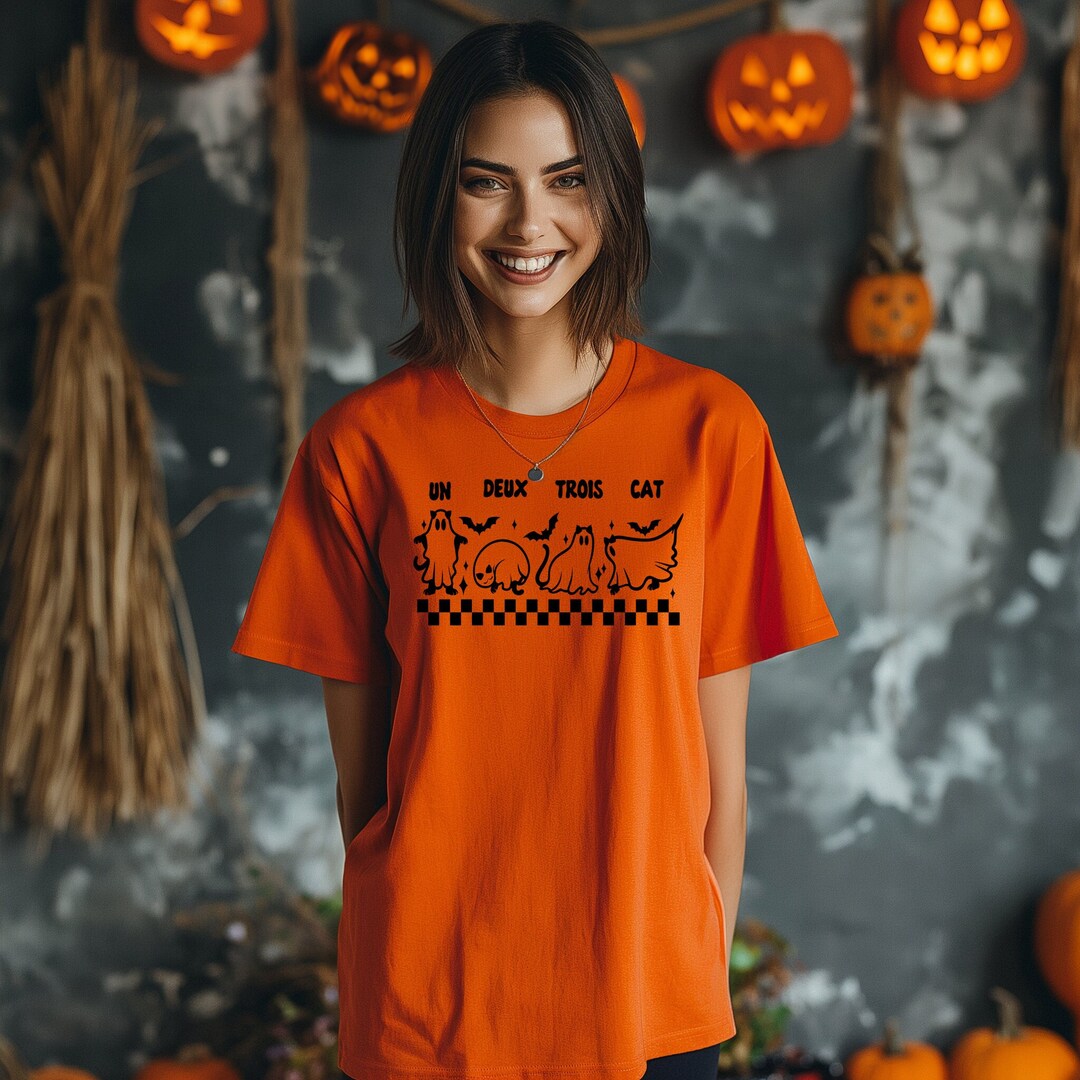 Halloween Cat Eye Love Hand Sign T-Shirt