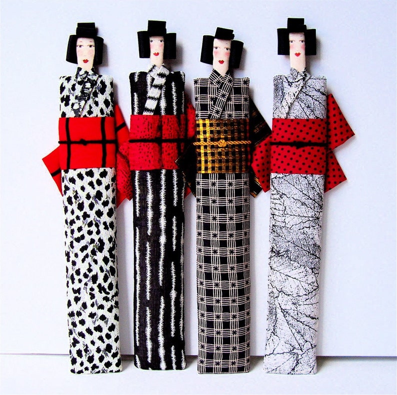 Pattern Kimono Lady image 2