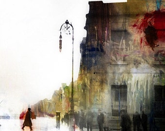 Parisian Graffiti, Photograph, Photomontage, Collage, Illustration, Cityscape, Landscape, Home Decor, Paris