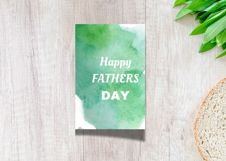 Printable Fathers Day Card Downloadable PDF - Etsy