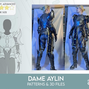 Dame Aylin BG3 Armour Patterns PDF