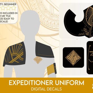 Expedition 33 Clair Obscur Cosplay Digital Decals for Vinyl