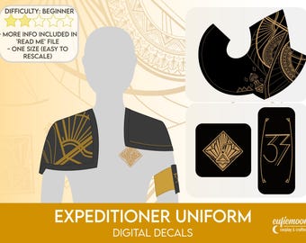 Expedition 33 Clair Obscur Cosplay Digital Decals for Vinyl