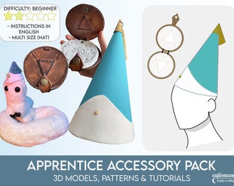 Atelier Witch Apprentice Hat Accessory Brushbug Cosplay Patterns and Tutorials