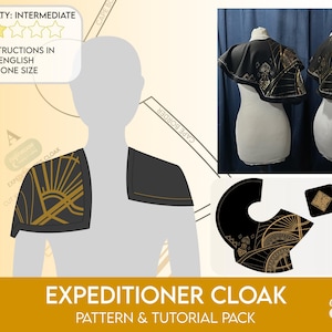 Expedition 33 Clair Obscur Cloak Pattern and Tutorial Cosplay Pack