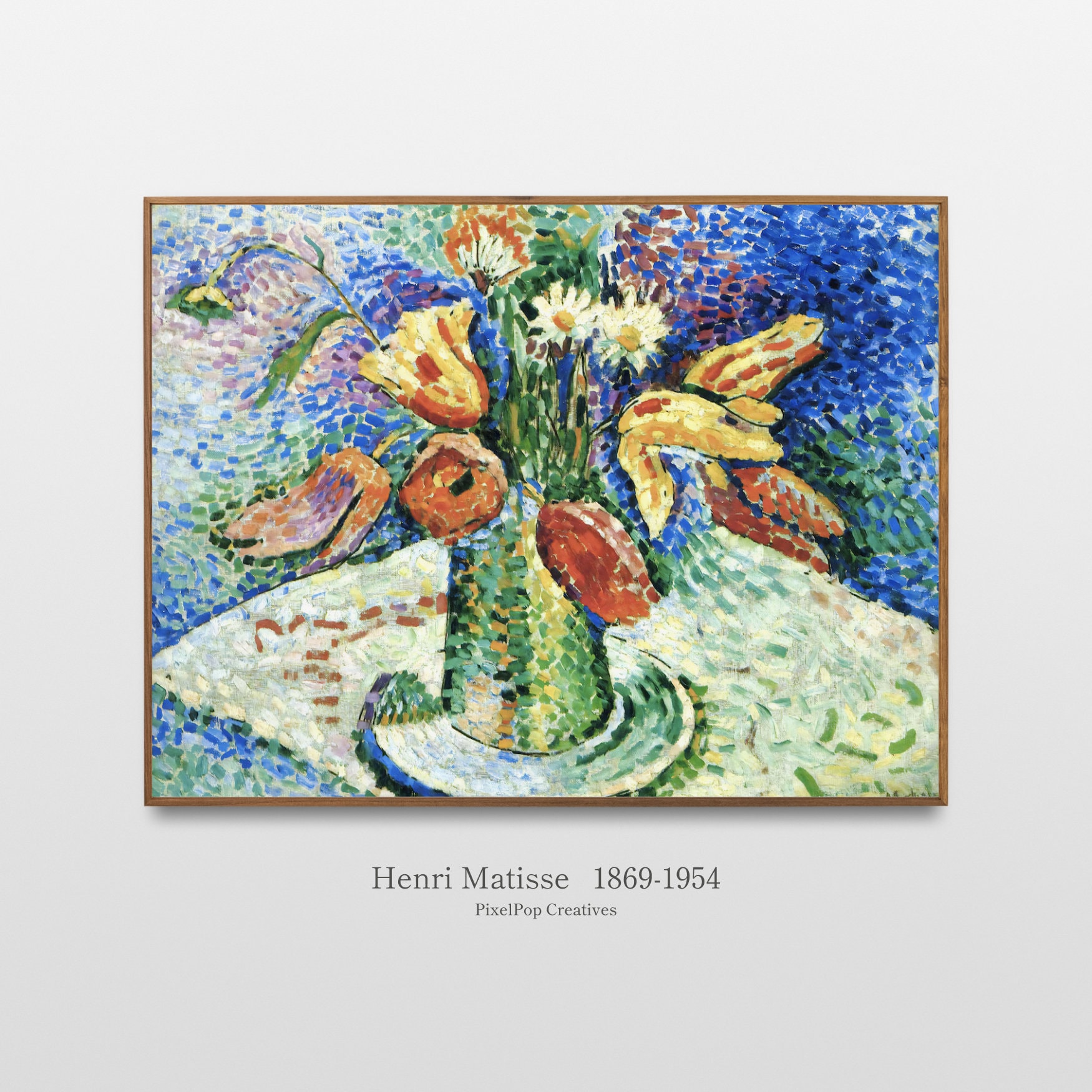Henri Matisse Sparrot Tulips, 1905, Classic Colorful Flower
