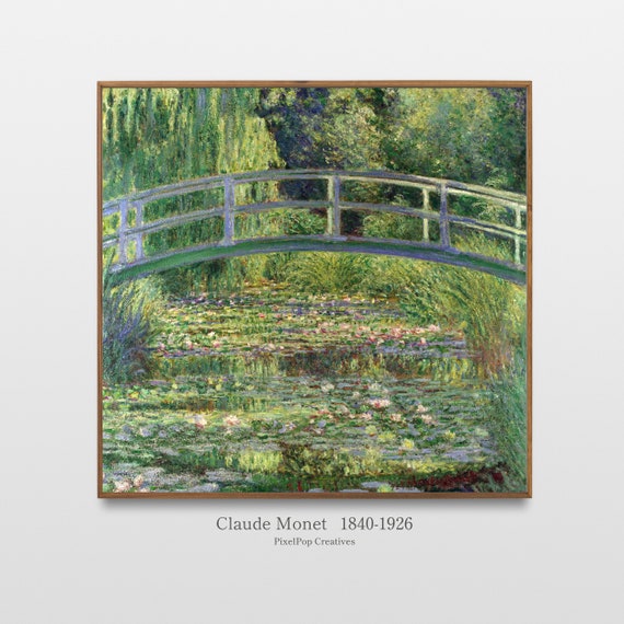 Claude Monet Water Lilies and Japanese Bridge Le Pont Japonais