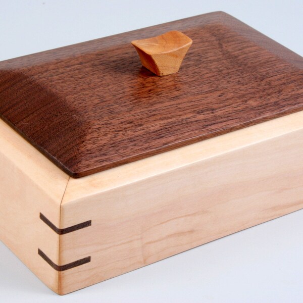 Decorative Box | Walnut and Pear Box | Valet Box | Keepsake Box