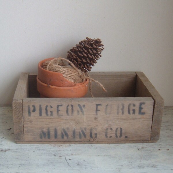 vintage mining box