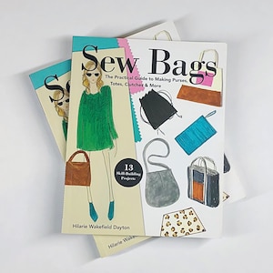 Patrones de costura, Patrones de costura para bolsos, Coser bolsos: Guía para hacer carteras, bolsos de mano y bolsos de mano fáciles, Libro firmado por el autor