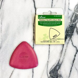 Fabric Marking Chalk for Sewing, Clover Triangle Tailor's Chalk Etsy