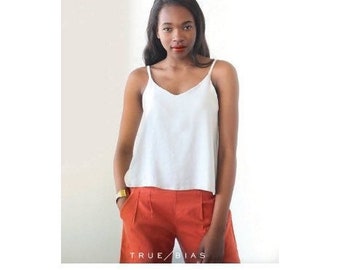 True Bias, The Ogden Cami, #6104, Patrón de costura impreso, tallas 0-18