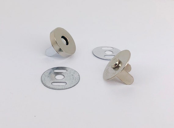 Bottoni Magnetici Argentati - Per Borse, Vestiti, Fai Da Te, Chiusura Forte E Facile - Foto 3