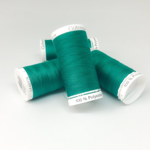 Sewing Thread, Gutermann Thread, Sew All Thread, 250 Meters, #680 Marine Aqua, All purpose Thread, Polyester Thread