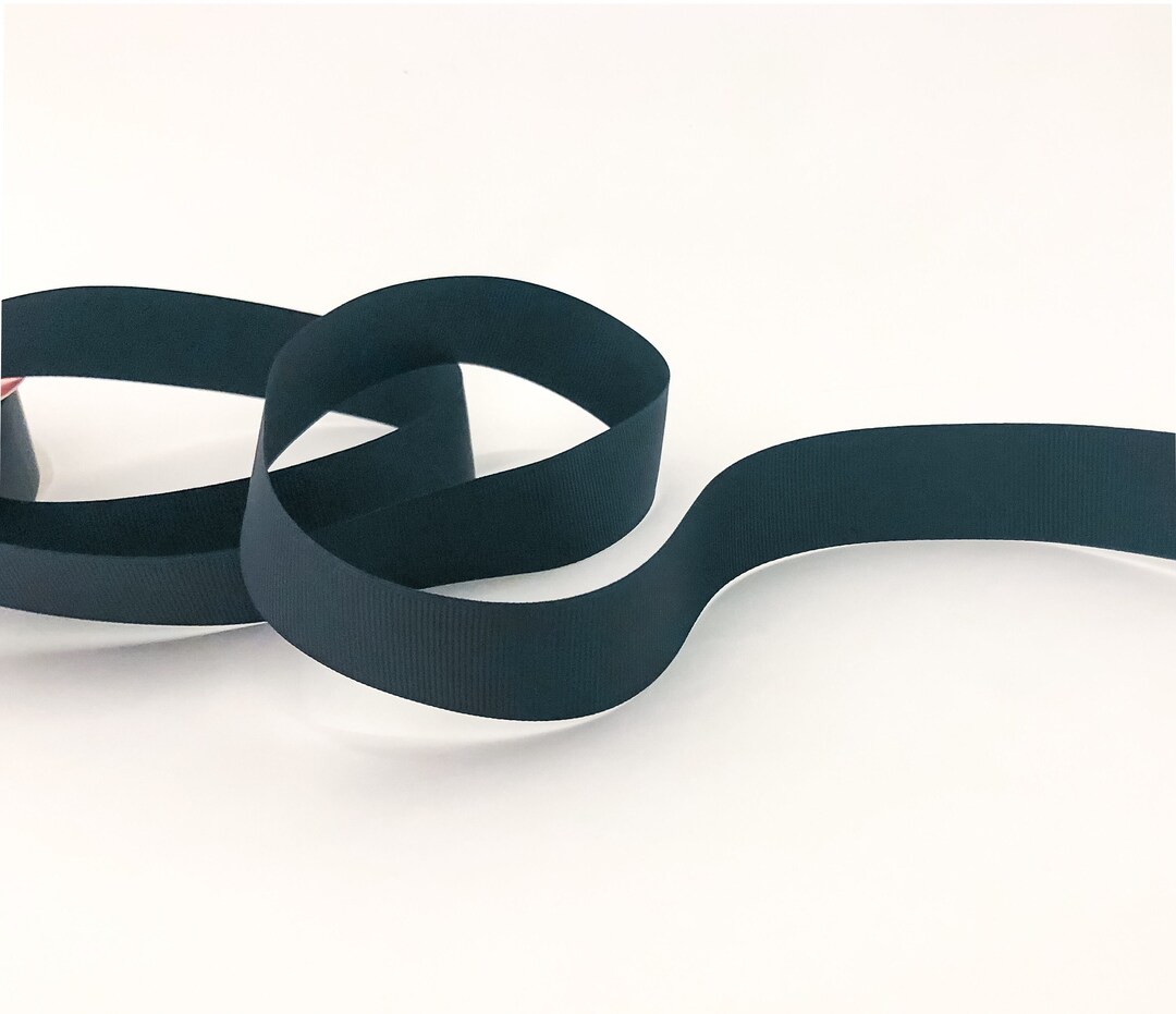 Black Ribbon, Black Grosgrain Ribbon, Ribbon by the Yard, 1 Inch, 25mm ...