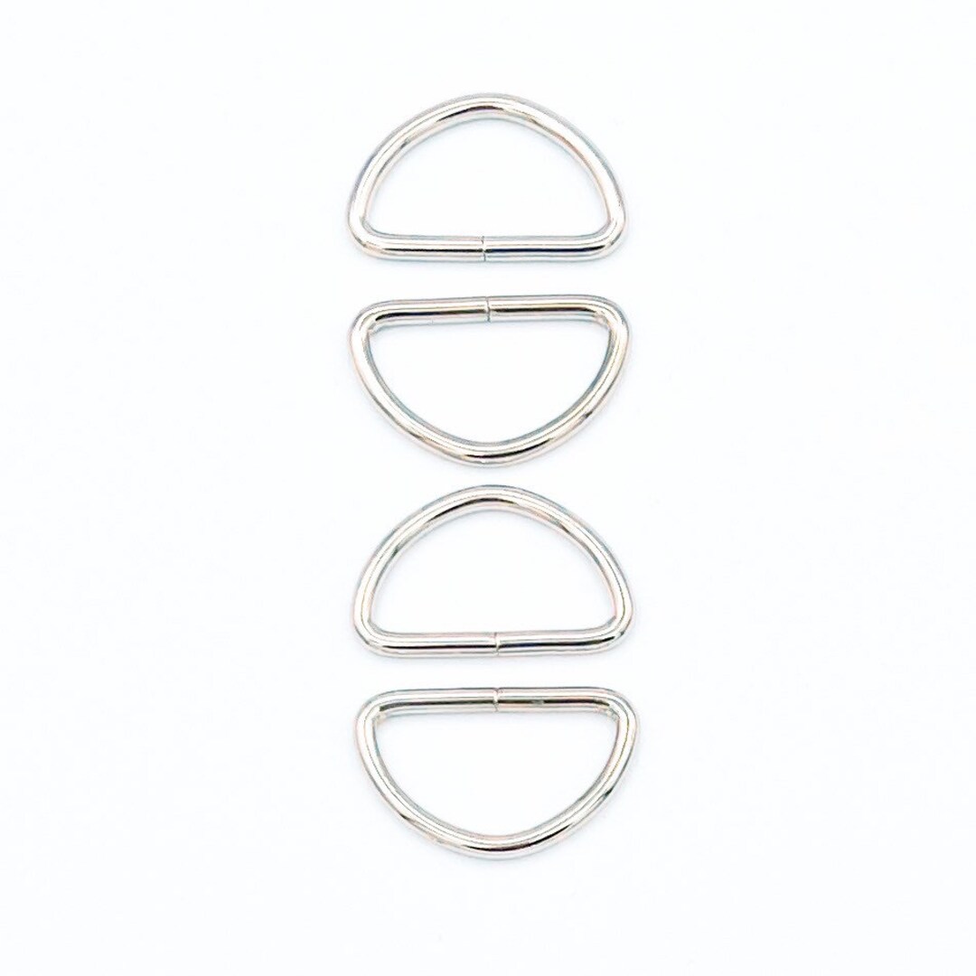 Dritz Metal D Rings 1-1/2 4/Pkg- Several Finishes