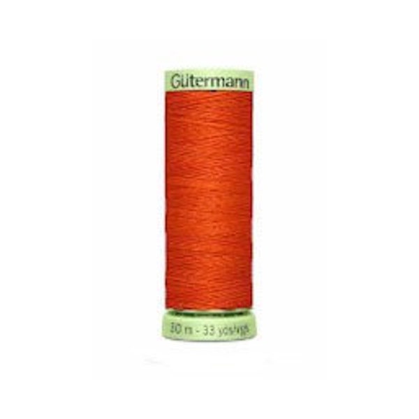 Heavy Duty Thread, Top Stitch Thread, Gutermann Thread 33 Yards, #400 Poppy, 30 WT Polyester Thread