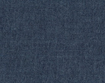 Tela vaquera Chambray, tela por media yarda, algodón cepillado de Robert Kaufman en tela vaquera de franela