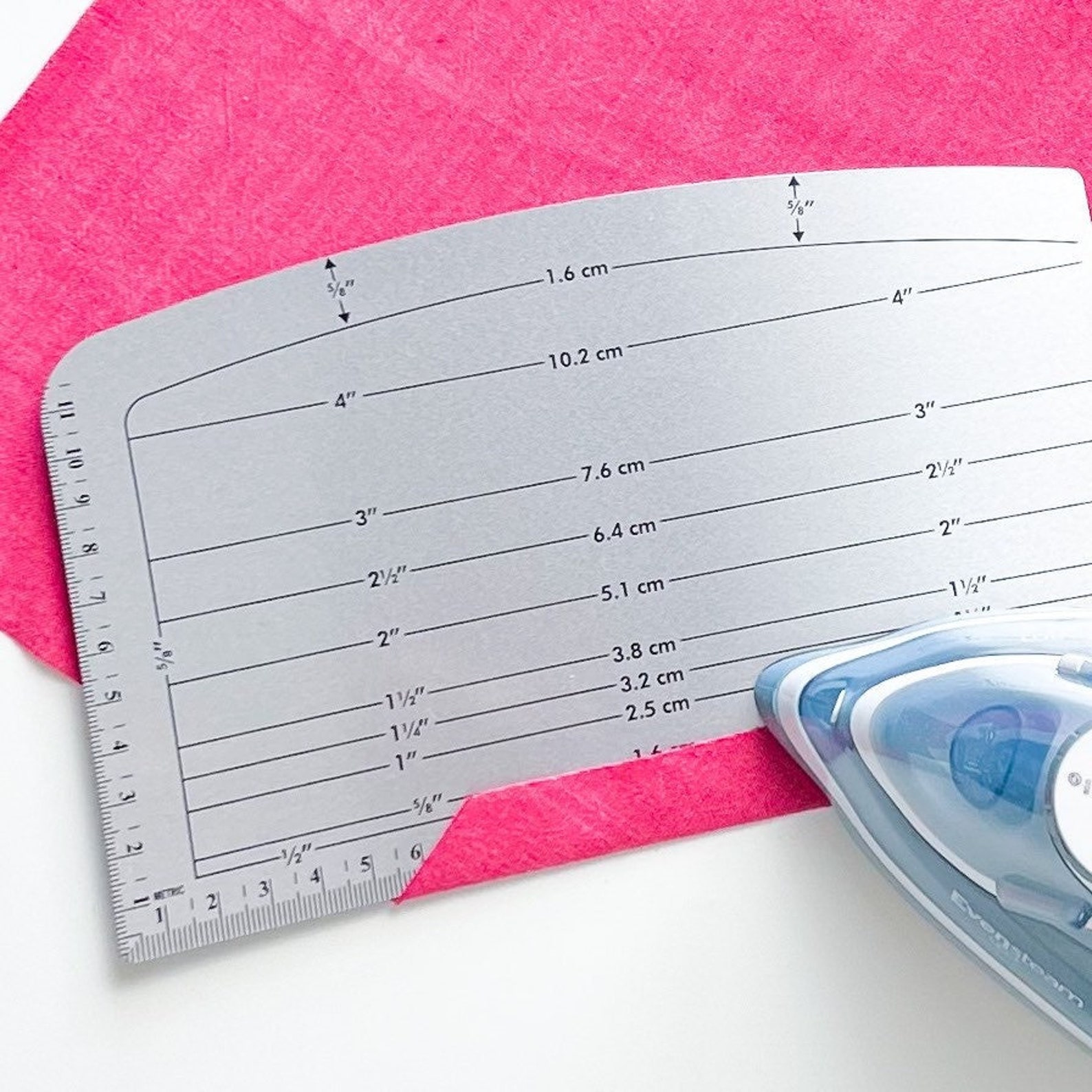 Dritz EZY Hem Gauge Hemming Ruler Sewing Ruler Pressing Etsy