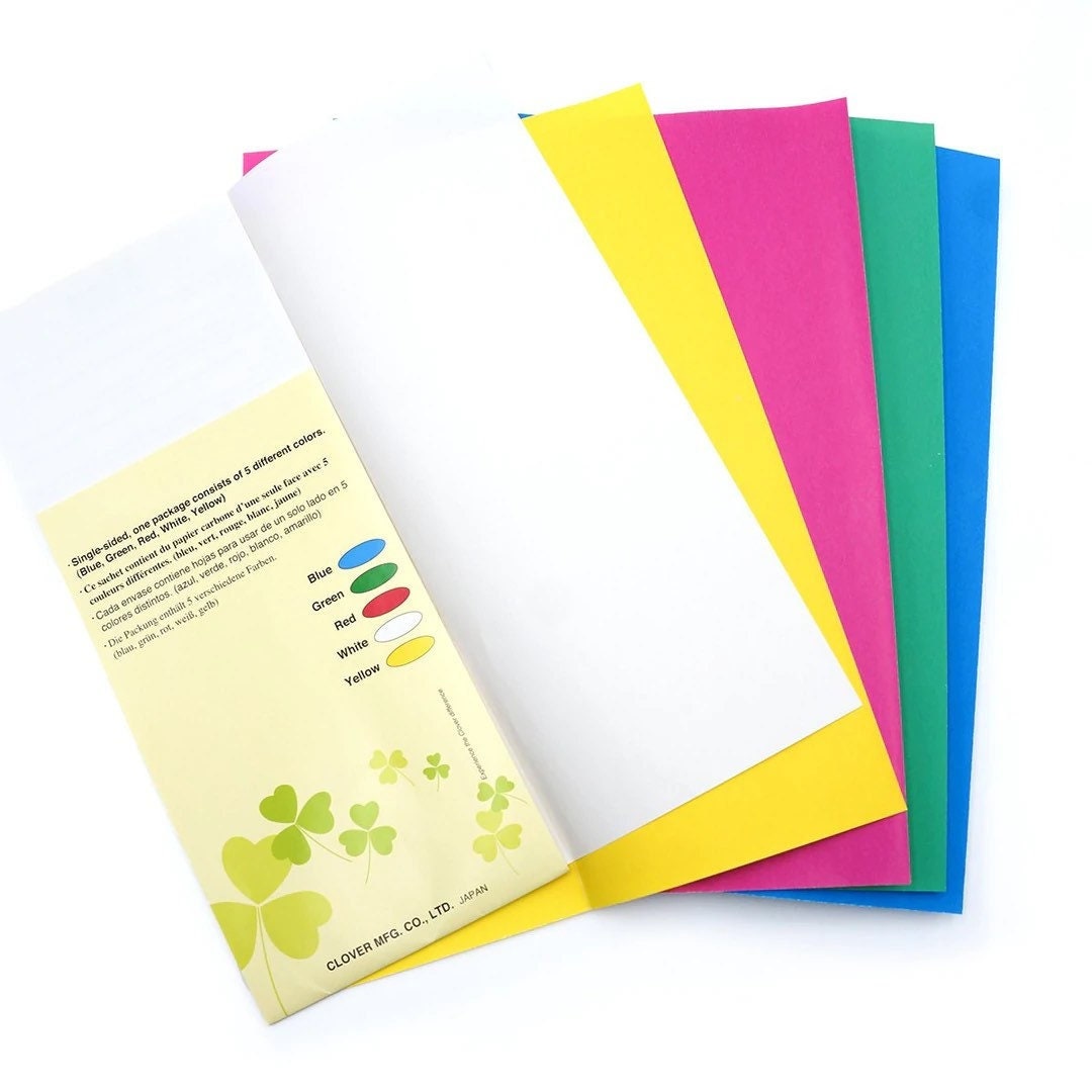 Calco para bordados Clover Chacopy tracing paper x 5 – MundoPatchwork