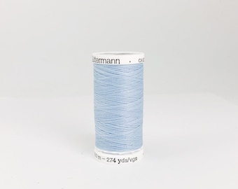 Sewing Thread, Gutermann Thread, Sew All Thread, 250 Meters, #207 Baby Blue, All purpose Thread, Polyester Thread