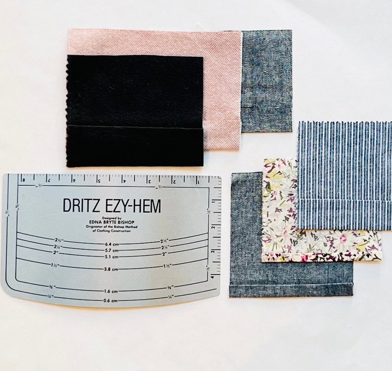 Dritz EZY Hem Gauge Hemming Ruler Sewing Ruler Pressing Etsy